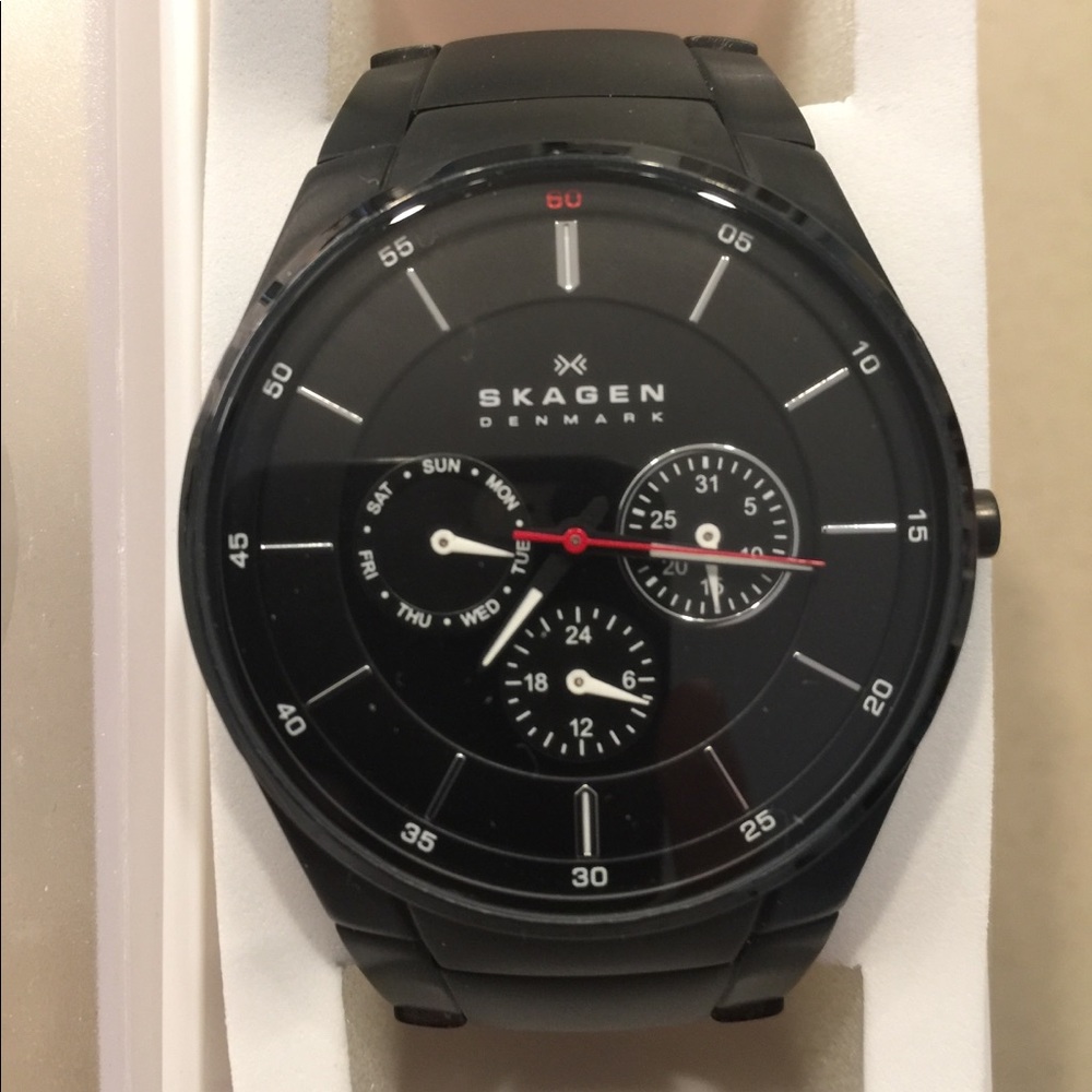 Skagen Denmark Chronograph Matte Black